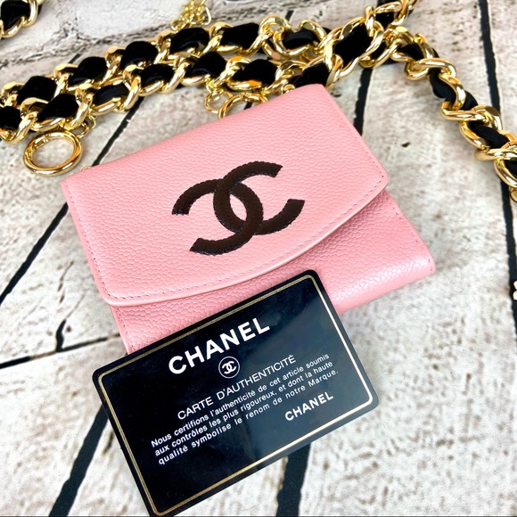 Chanel compact wallet crossbody or belt chain bum bag with keychain bag charm - Picture 8 of 16